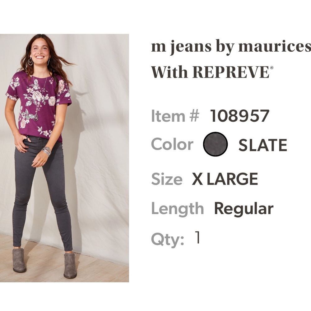 Slate gray jegging